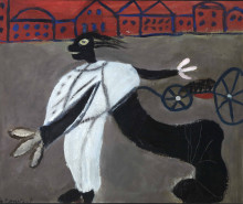 Constant Nieuwenhuys-Man met slepend been, 1950