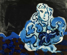Constant Nieuwenhuys-Vrouw en kind I, 1952