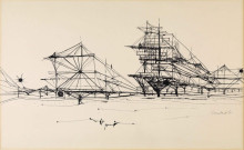 Constant Nieuwenhuys-New Babylon/Sector in aanbouw, 1961