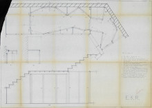 Constant Nieuwenhuys-Plattegrond Deurenlabyrint E.S.R., 1966