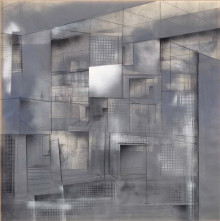 Constant Nieuwenhuys-Labyrintische ruimte, 1969
