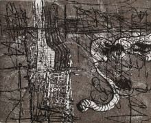 Constant Nieuwenhuys-Fles | zwart, 1971
