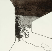 Constant Nieuwenhuys-Figuren in labyrinth, 1972