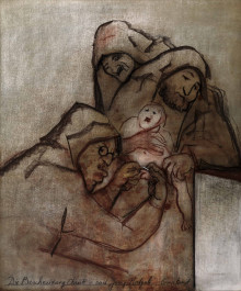 Constant Nieuwenhuys-Die Beschneidung Christi- nach Joerg Ratgeb, ca 1975