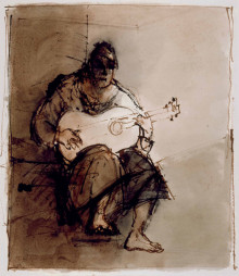 Constant Nieuwenhuys-Étude pour Orphée, 1983