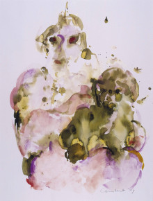 Constant Nieuwenhuys-Dame met hondje, 1987