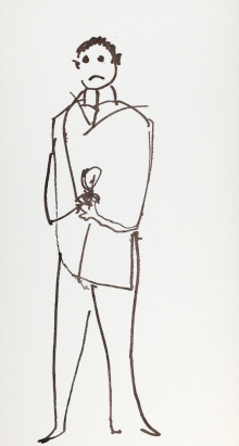 Constant Nieuwenhuys-Les visiteurs du vernissage 20, 1987