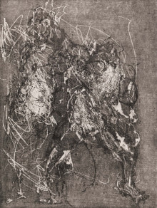 Constant Nieuwenhuys-Geboorte van een aquatint 3, 1994