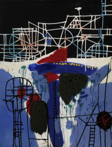 Constant Nieuwenhuys-Construction with ladders, 1961