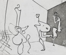 Constant Nieuwenhuys-Drie dansers, 1971 