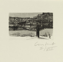 Constant Nieuwenhuys-12 Radierungen zu New Babylon-Fragment van een sector, 1970