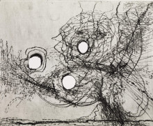 Constant Nieuwenhuys-Gaten ets, 1961