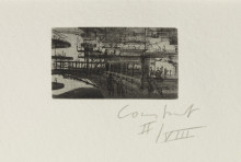 Constant Nieuwenhuys-12 Radierungen zu New Babylon-Interieur van een sector I, 1970