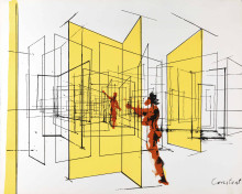 Constant Nieuwenhuys-Labyrismen 1, 1968