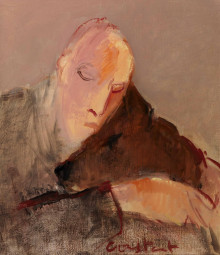 Constant Nieuwenhuys-Man met hond, 1987