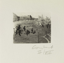 Constant Nieuwenhuys-12 Radierungen zu New Babylon-Speelveld, 1970