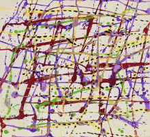 Constant Nieuwenhuys-Stofontwerp 25, 1959