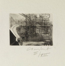 Constant Nieuwenhuys-12 Radierungen zu New Babylon-Torens, 1970