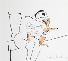 Constant Nieuwenhuys-Vrouw en hond, 1979