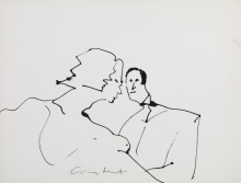 Constant Nieuwenhuys-ZT/Vrouw en man, ca 1980