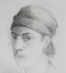 Constant Nieuwenhuys-Zelfportret verso, 1941