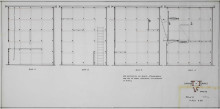 Constant Nieuwenhuys-Tentoonstelling V2 Omgang-Bouwtekening blad 3, 1965