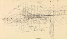 Constant Nieuwenhuys-Ludieke constructie (met rood), 1962