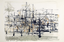 Constant Nieuwenhuys-Schets van een sector, 1966