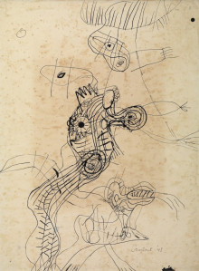 Constant Nieuwenhuys-De bizarre liefde, 1948