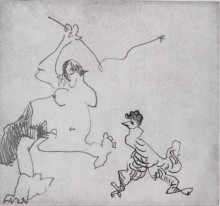 Constant Nieuwenhuys-Gepeitschter Hahn, 1982