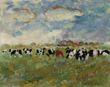 Constant Nieuwenhuys-Het rode paard, 1945