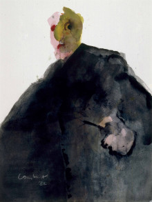 Constant Nieuwenhuys-L'homme au couteau, 1982
