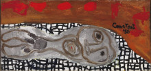 Constant Nieuwenhuys-Figure couchée, 1950