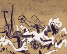 Constant Nieuwenhuys-L'Imagination effrayante 4-Slagveld, 1951