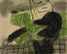 Constant Nieuwenhuys-Moeder met kind, 1951