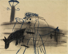 Constant Nieuwenhuys-Montmartre, 1950