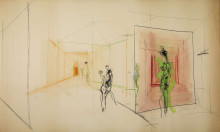 Constant Nieuwenhuys-Figuren in een ruimte, 1966