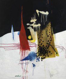 Comstant Nieuwenhuys-Paysage Lunaire, 1956