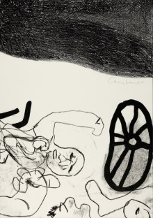 Constant Nieuwenhuys-8X LA GUERRE 2, 1951