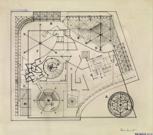 Constant Nieuwenhuys-Plattegrond van de gele sector, 1959