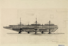 Constant Nieuwenhuys-Schets voor een sector II, 1964