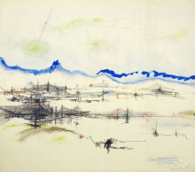 Constant Nieuwenhuys-Souvenir de Norvège, 1967