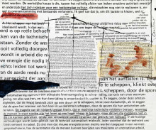 Constant Nieuwenhuys-Theorie collage New Babylon no. 4, 1974