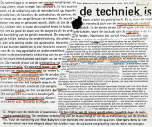 Constant Nieuwenhuys-Theorie collage New Babylon no. 5, 1974