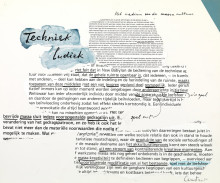 Constant Nieuwenhuys-Theorie collage New Babylon no. 6, 1974