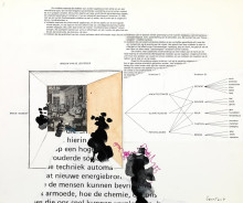 Constant Nieuwenhuys-Theorie collage New Babylon no. 8, 1974
