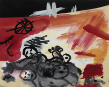 Constant Nieuwenhuys-Verschroeide aarde, 1951