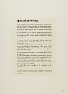 Constant Nieuwenhuys-VOOR EEN SPATIAAL COLORISME, pag 06, 1953