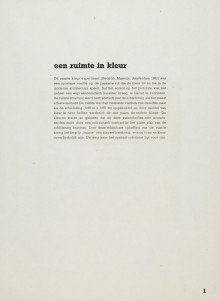 Constant Nieuwenhuys-VOOR EEN SPATIAAL COLORISME, pag 01, 1953