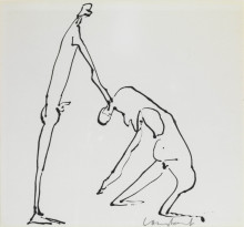 Constant Nieuwenhuys-ZT/Erotisch I, ca 1980